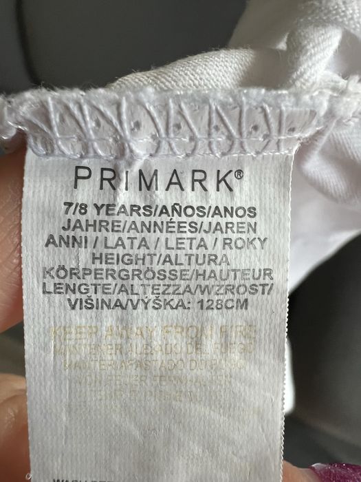 Primark bawełniany t-shirt r. 122/128 7/8 lat