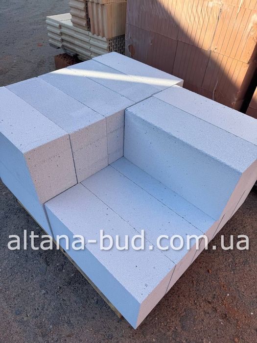 Газоблок Stonelight з доставкою маніпулятором, газобетон 300*200*610