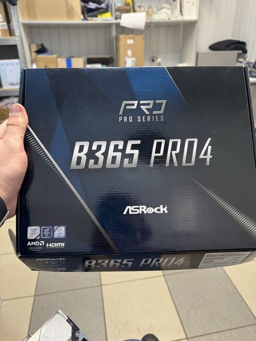 Материнська плата ASRock B365 Pro4 + Intel i5-9400F з кулером ТОРГ