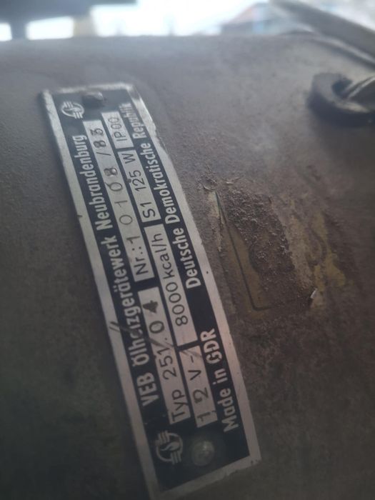 Nagrzewnica/Webasto GDR 12V-8000kcal/h