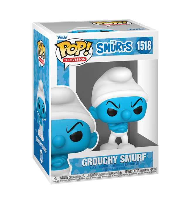 Funko Pop Grouchy Smurf (Resmungão) 1518 - The Smurfs - NOVO