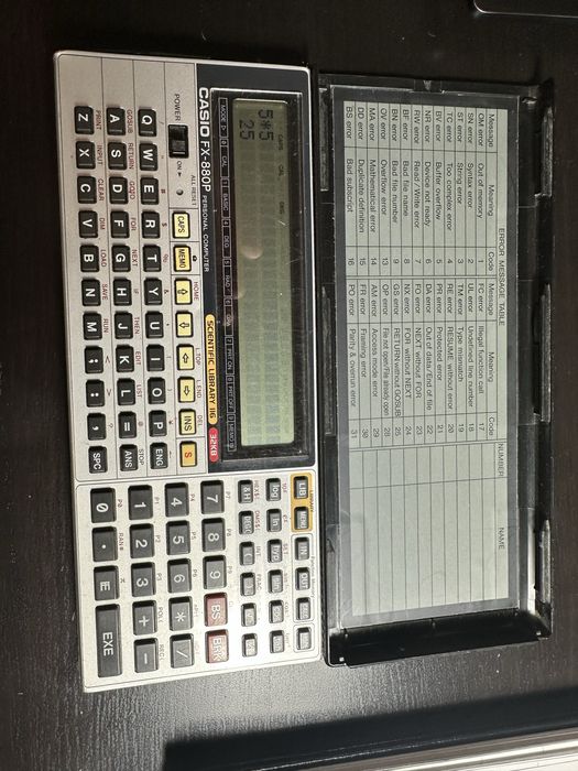 CASIO FX 880P Calculator64740548565378121
