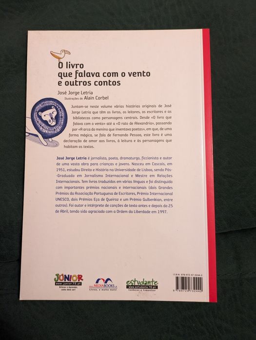 "O livro que falava com o vento e outros contos"
