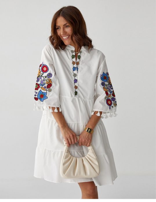 Плаття вишиване вільного крою