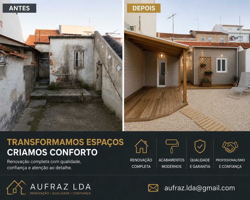 Renovações e Obras Interiores – Qualidade e Experiência