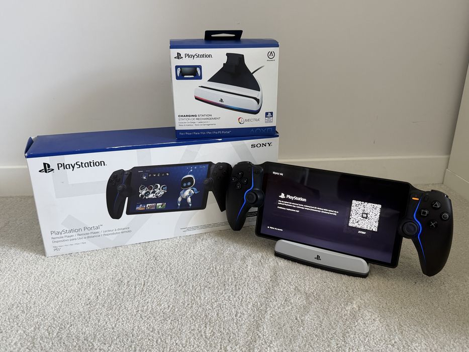 Konsola | Sony Playstation Portal Czarna | Ładowarka RGB | GW 2027