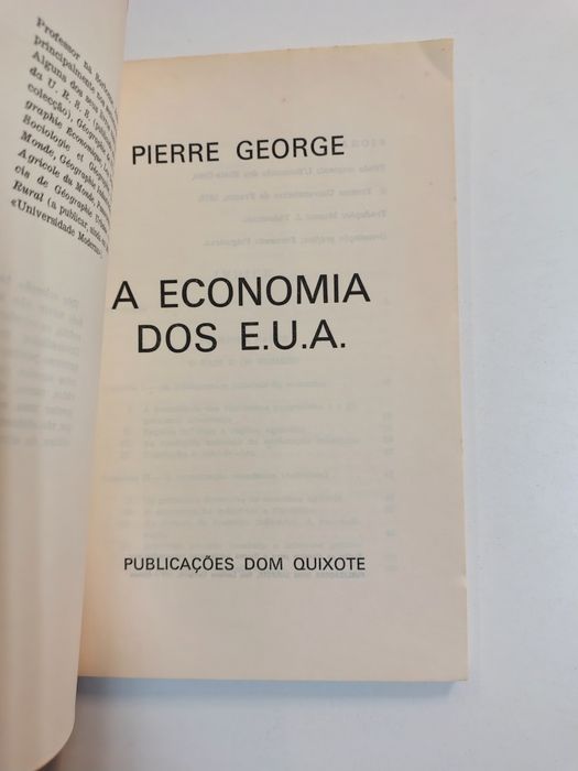 A economia do E.U.A., de Pierre George