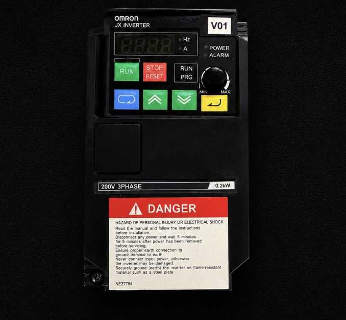 OMRON JX-A2002-E Variador Frequência 0.2kW 200-240V