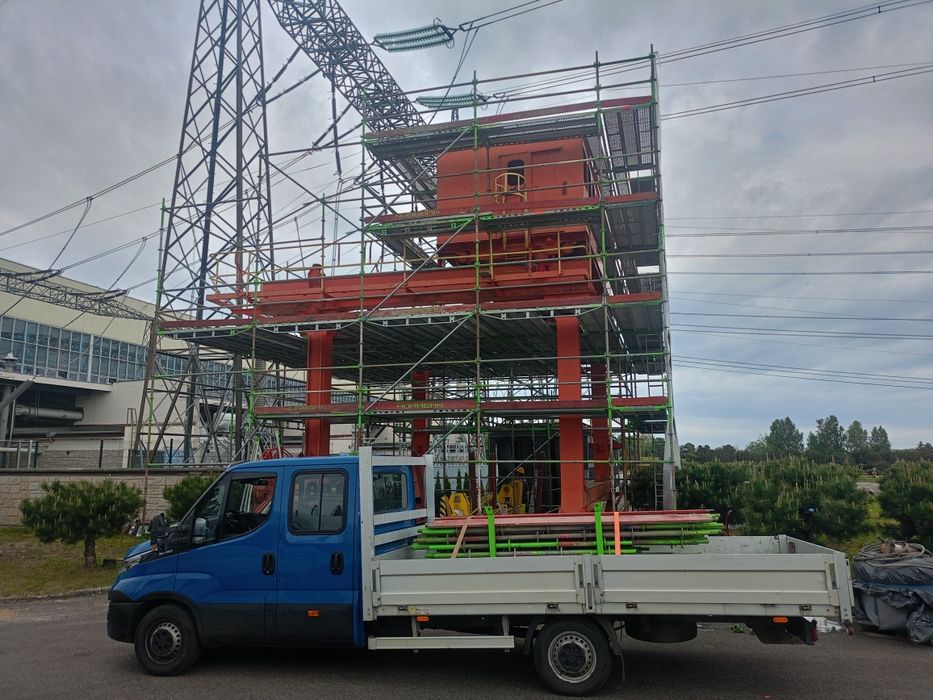 Wynajem rusztowań aluminiowych jezdnych i elewacyjnych