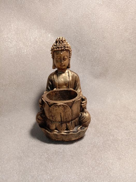 Підсвічник Будда гіпсовий 18 і 14 см