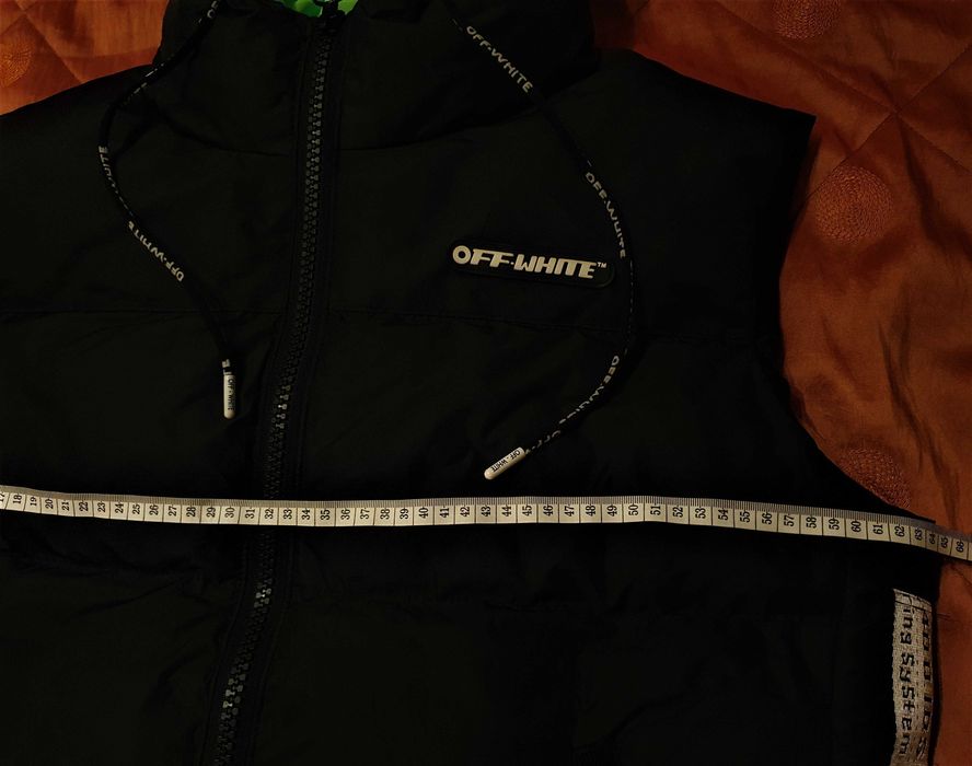 NOWA kamizelka OFF WHITE puchowa okazja nowy model 2022 XL