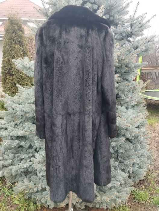 Ог 122! Шикарна норкова шуба чорний діамант  50-52-54