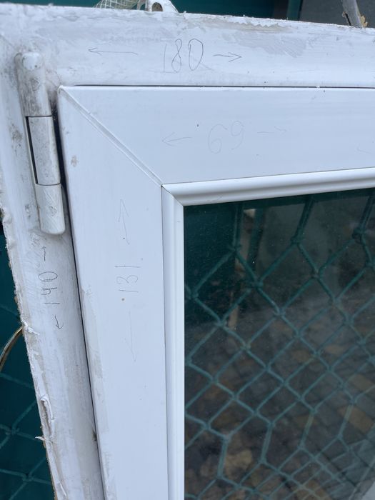 Металопластикове вікно б/у 140см*180см