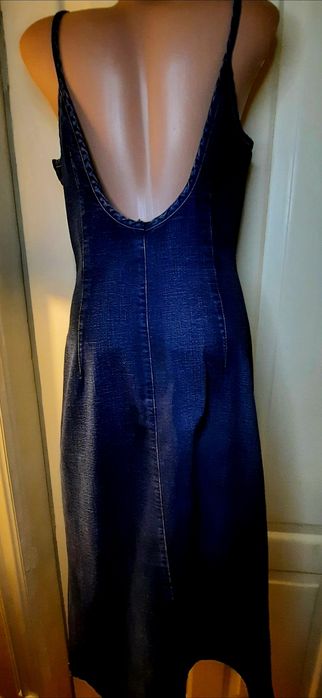 Женский джинсовый сарафан.  Сислей Италия