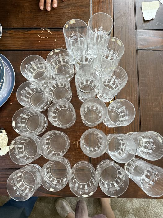 copos de cristal Bohemia - Nunca usados