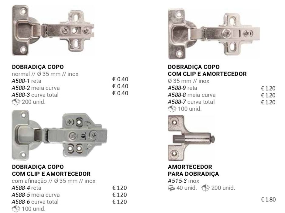 Dobradiça,Batente,fecho,concha, visor,chapa correio, para porta