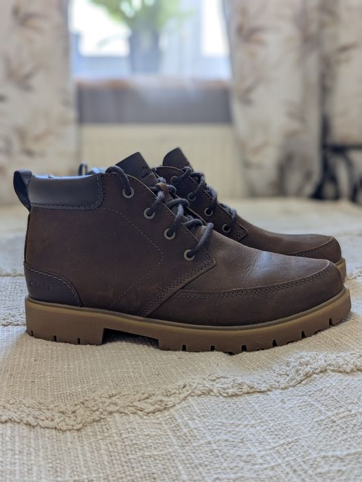 Clarks Rossdale Mid skórzane buty 44.5  UK10G