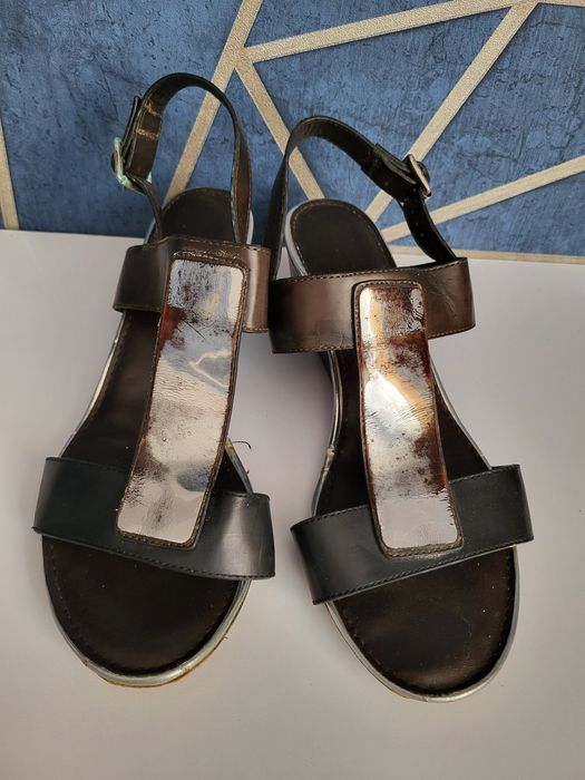 Sandały na koturnie Poti Pati rozm 39