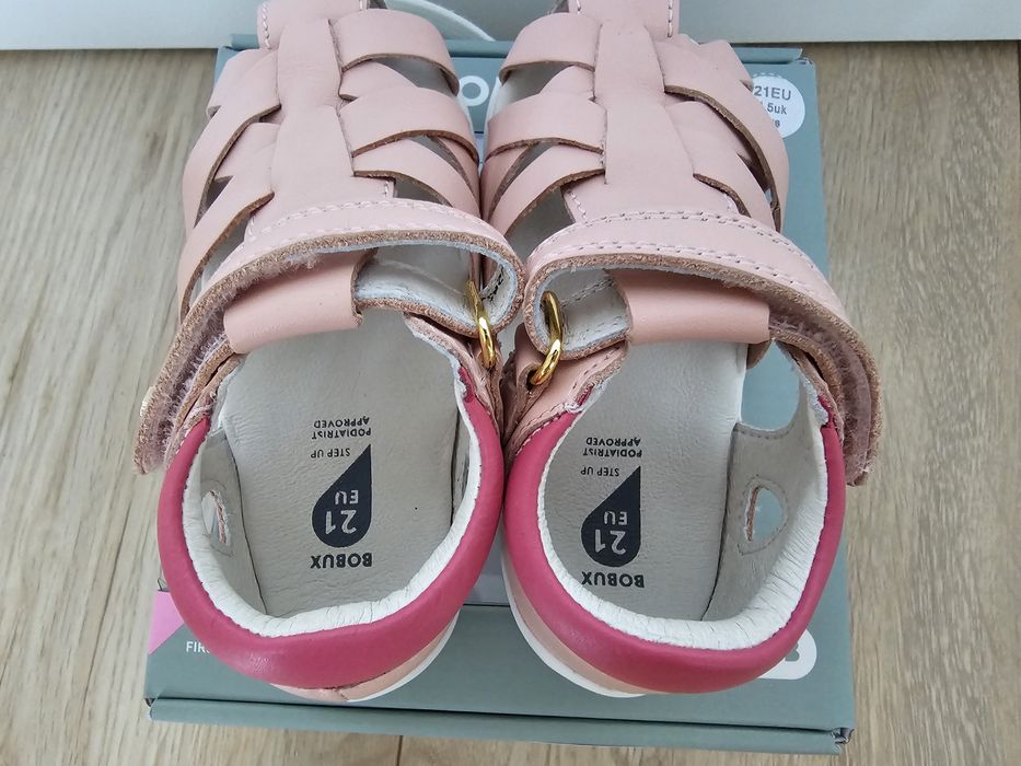 Sandały bobux tropicana II seashell + guava 21 step up