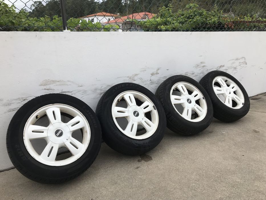Jantes Mini 15 4x100 originais com pneus