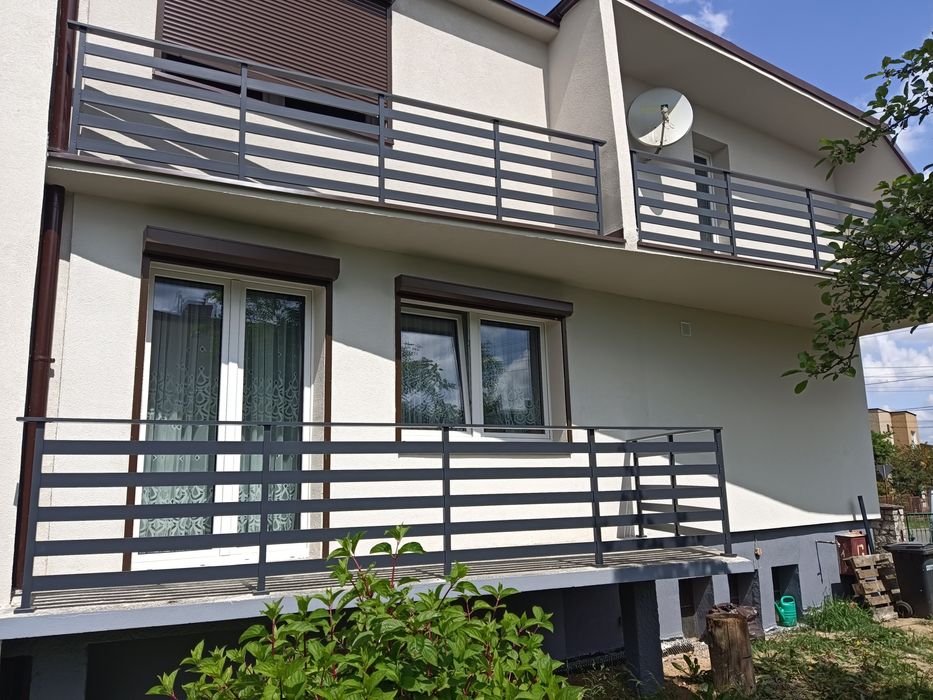 Balustrada balustrady aluminium malowana proszkowo