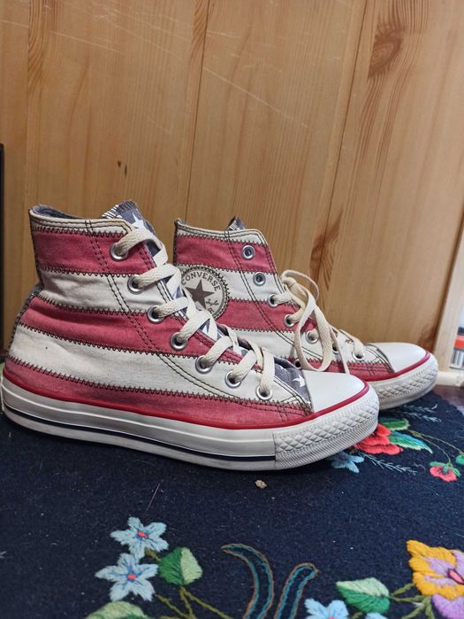 Кеды высокие белая подошва конверсы converse