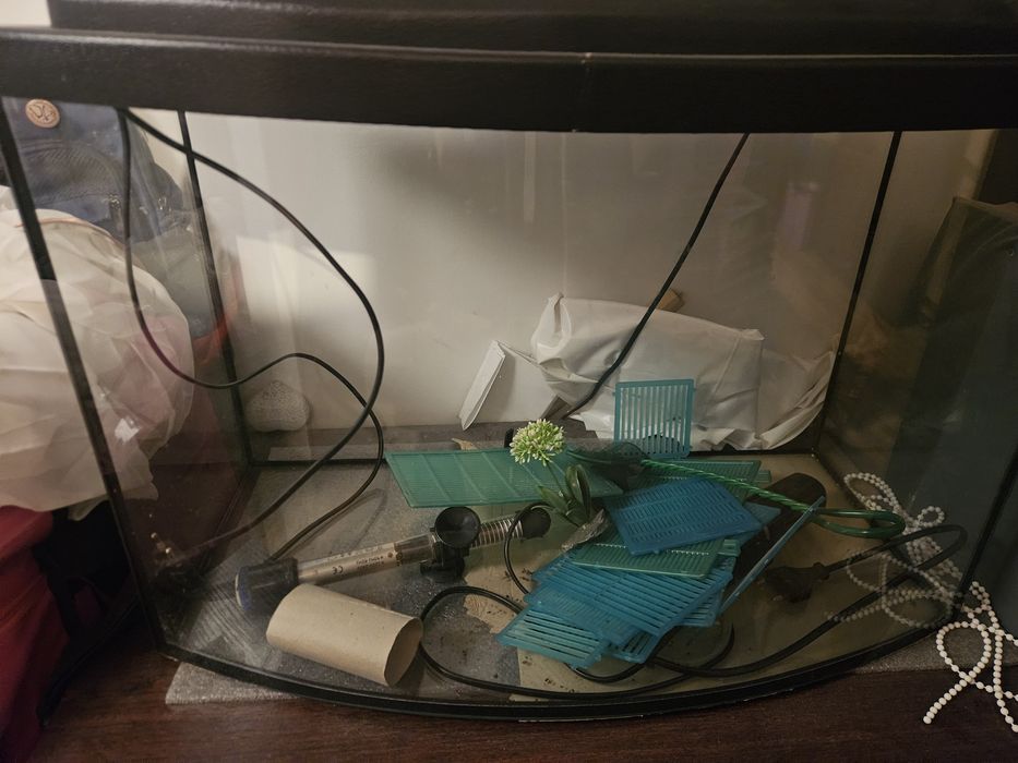 Akwarium 72L + pompka + grzałka zestaw akwariowy