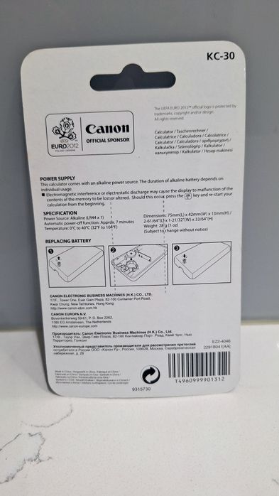 Canon KC-30 kalkulator mini