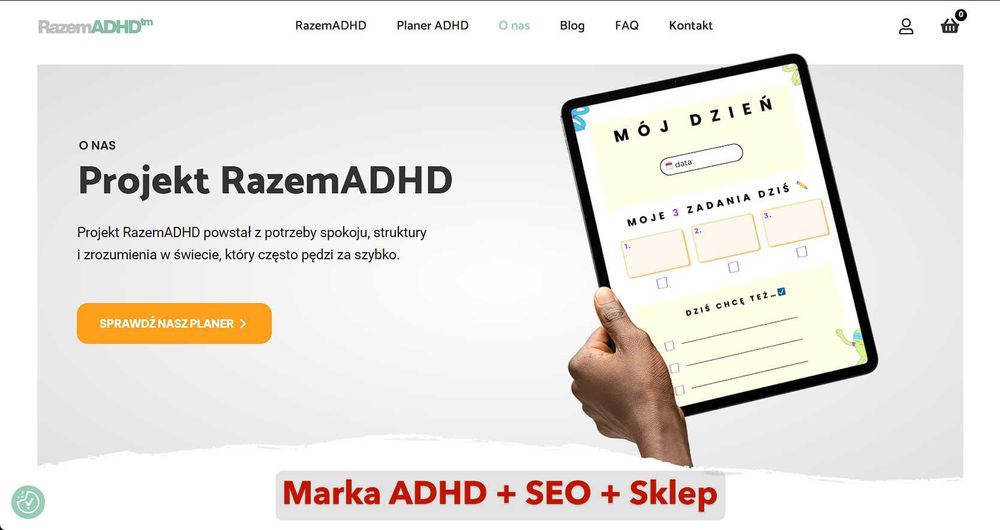 Sprzedam Marka w niszy ADHD – sklep, blog SEO i produkt cyfrowy