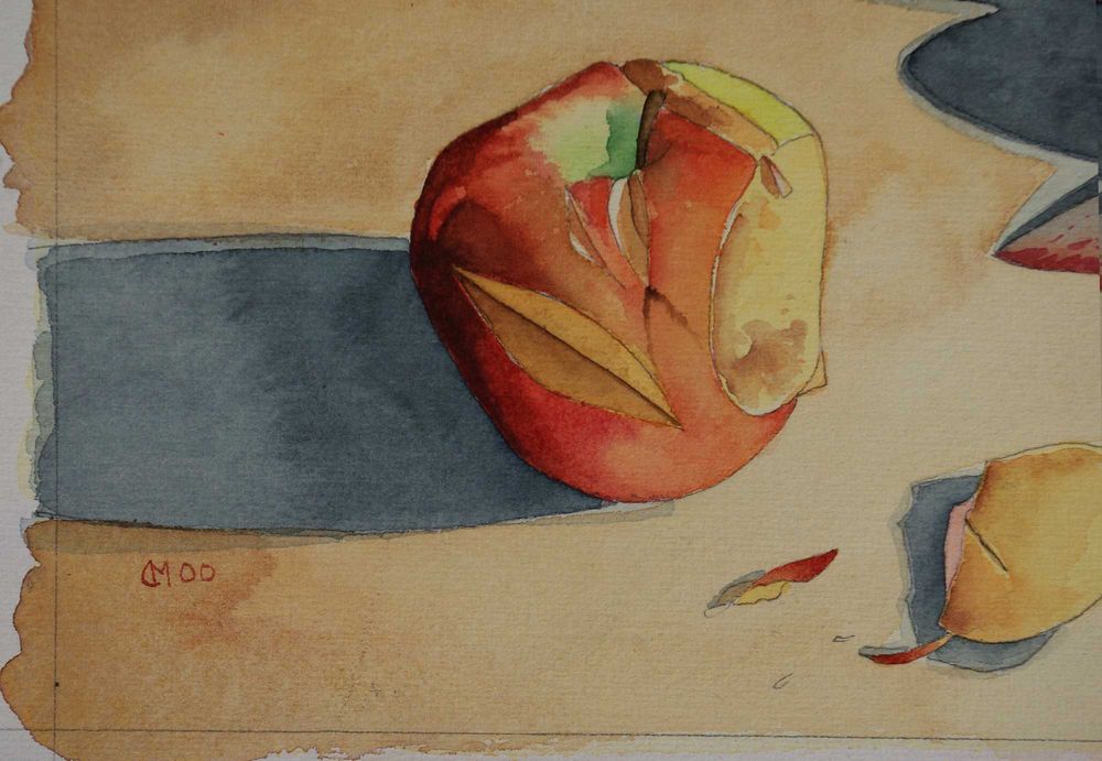Aguarela original de Carlos Marques - Fantasia, Surreal.