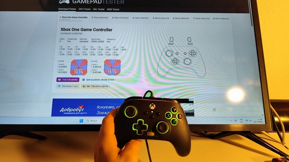 Професійний геймпад PowerA Advantage Pro Controller Xbox Series X|S / One / PC (Пелюстки)