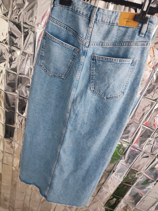 Spódnica jeansowa Perfect jeans gina tricot rozmiar 34