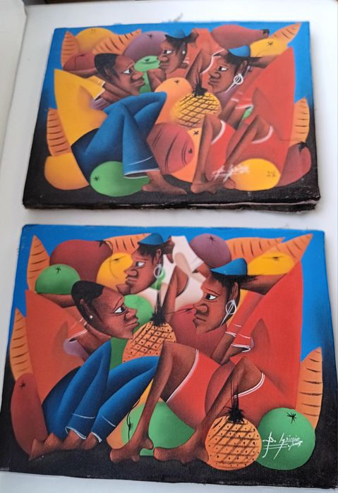 Pinturas Haitianas em Tela – Arte Afro- Caribenha