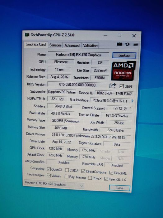 Komputer do Gier, Intel Core i5-4570S, 12GB RAM, 500GB, RADEON RX 470