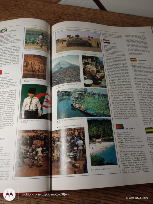 Ilustrowany atlas świata. 1989rw.
