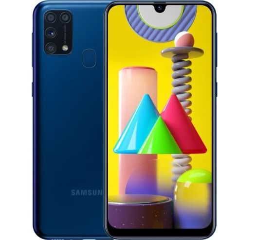 Смартфон Samsung Galaxy M31 6/128GB Blue 2SIM 6.4" 64Мп 4К NFC 6000мАч