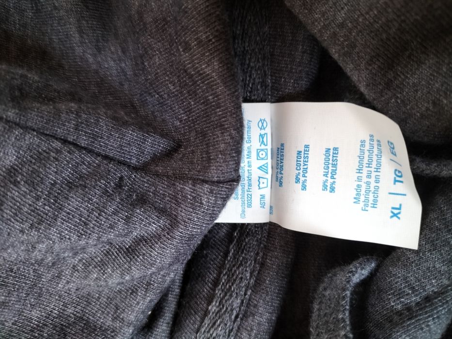 Nowa bluza unisex, damska, męska, szara, kangura, z kapturem, r.XL