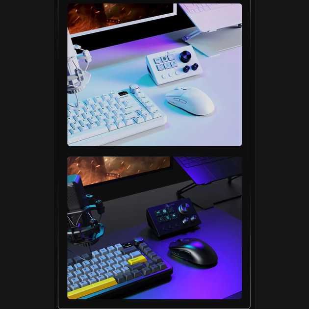 НОВА • Програмована міні-клавіатура •  панель Ajazz AKP03E BLACK