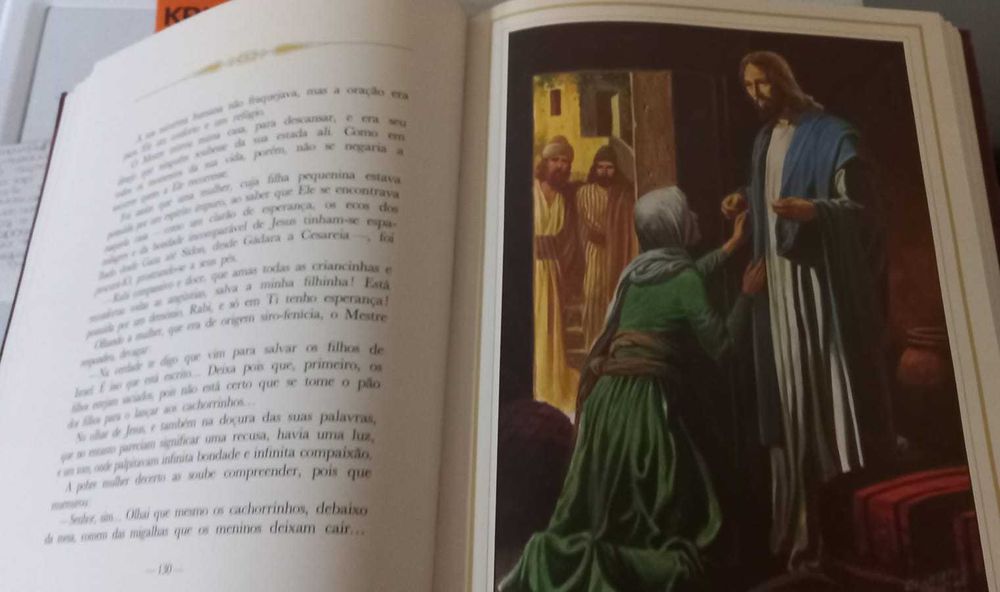 A vida de Jesus  - colecção de luxo de 4 livros