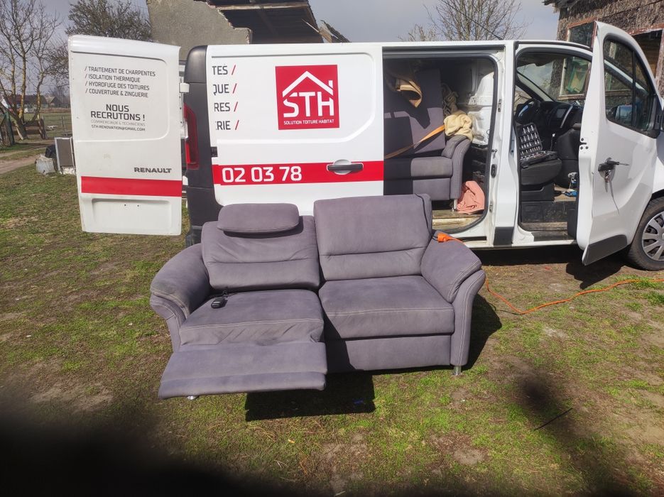 Sofa z funkcją relaks
