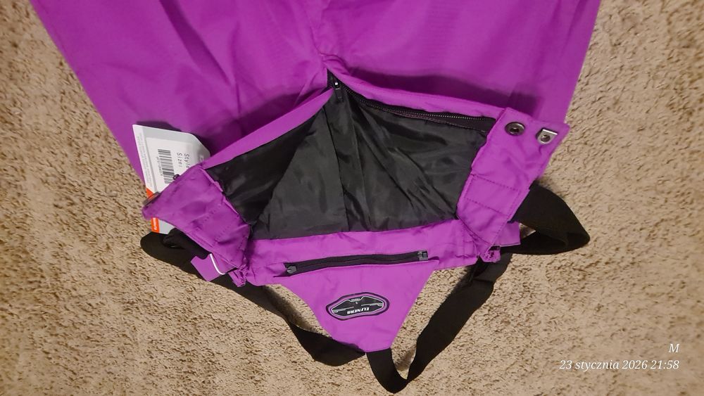 Spodnie narciarskie snowboardowe rozmiar S