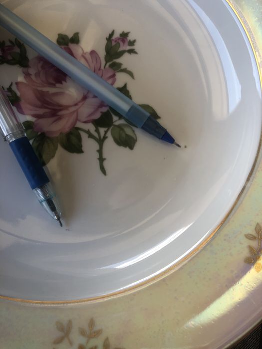 Часть сервиза столовый/чайный ‘Роза,ГДР:перламутр.фарф.Можно поштучно!