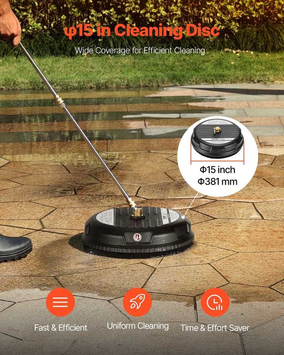 MYJKA wysokociśnieniowa VEVOR do czyszczenia powierzchni 385 mm