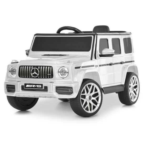 Детский электромобиль джип M 6236EBLR Mercedes с кожаным сиденьем