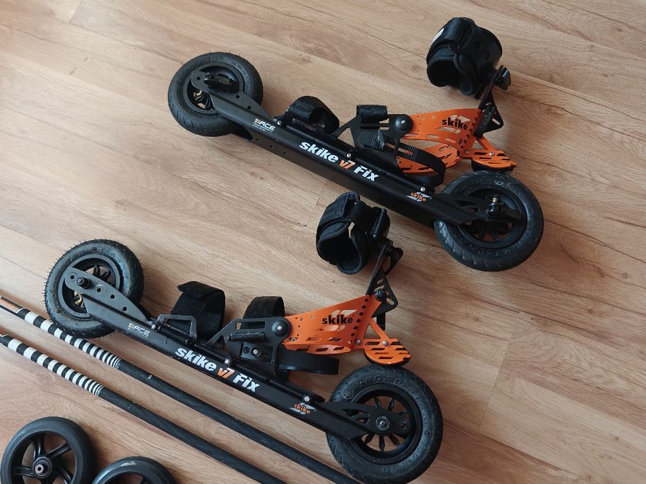 Nartorolki Skike V7 Fix Cross | 2 zestawy kół