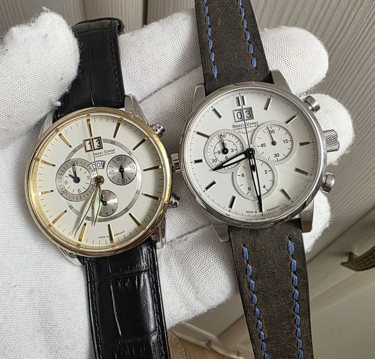 Чоловічий годинник Bruno Sohnle 17.13084.241 Sapphire Germany 40mm 100