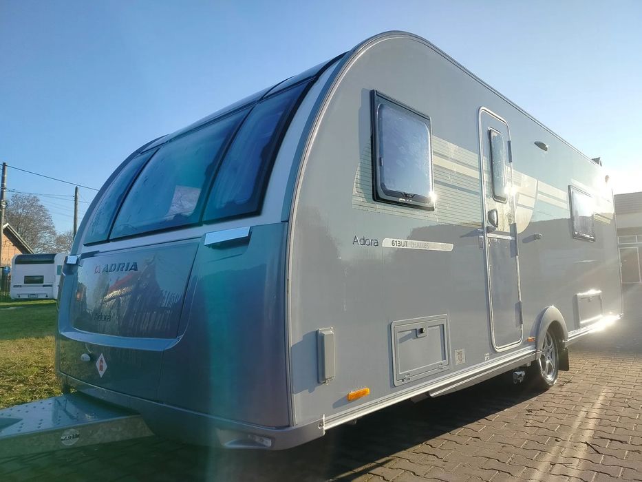 Adria Adora Thames 613UT  Duża 2,48m szeroka# Luksusowa Całoroczna - ALDE # Mover # Solar + Aku!