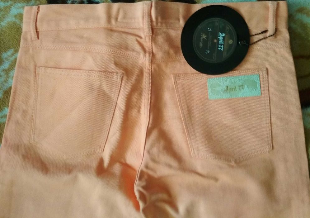 Aprill 71 różowe spodnie jeans 31