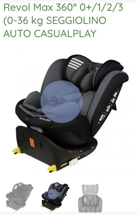 Cadeira auto Revol Max 360