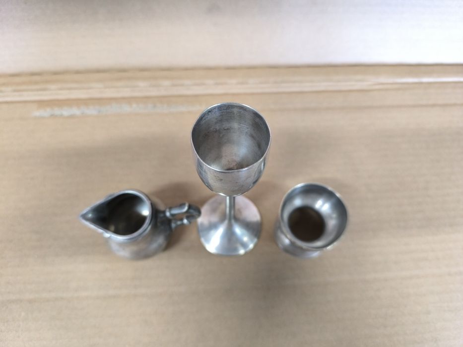 Naczynia posrebrzane